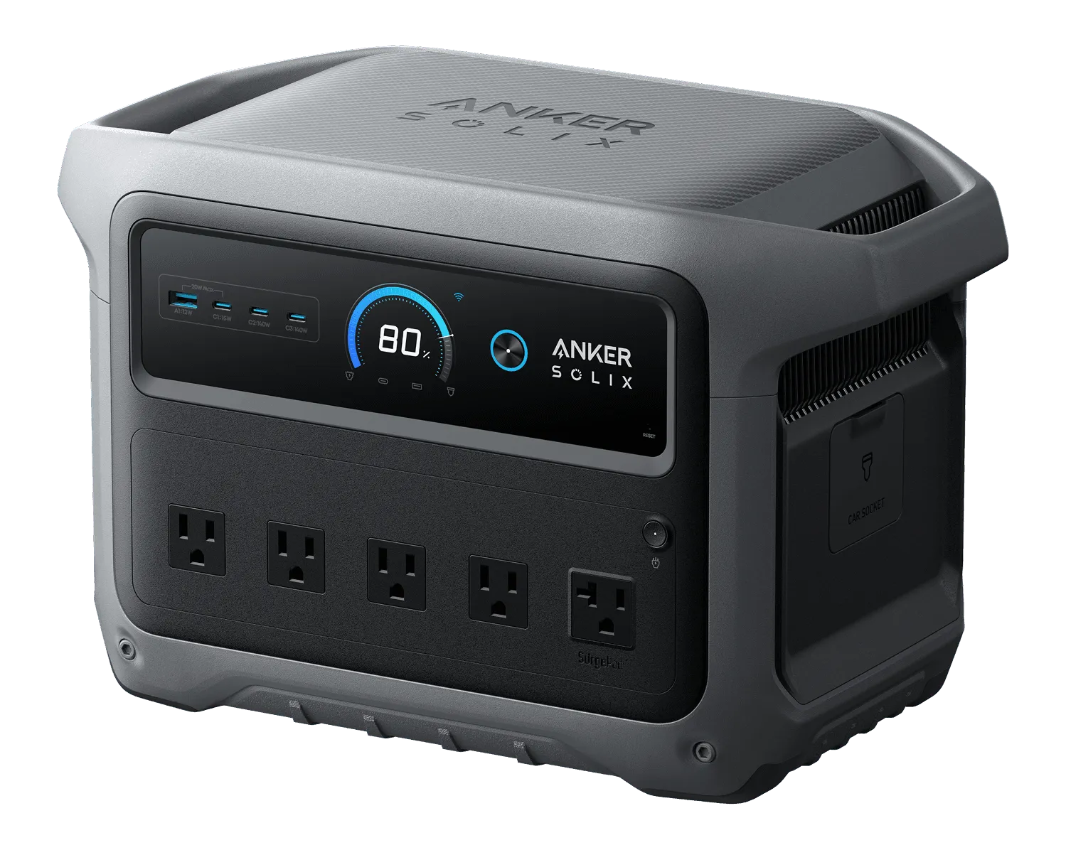 Anker SOLIX C1000 Gen 2 portable power station studio front view